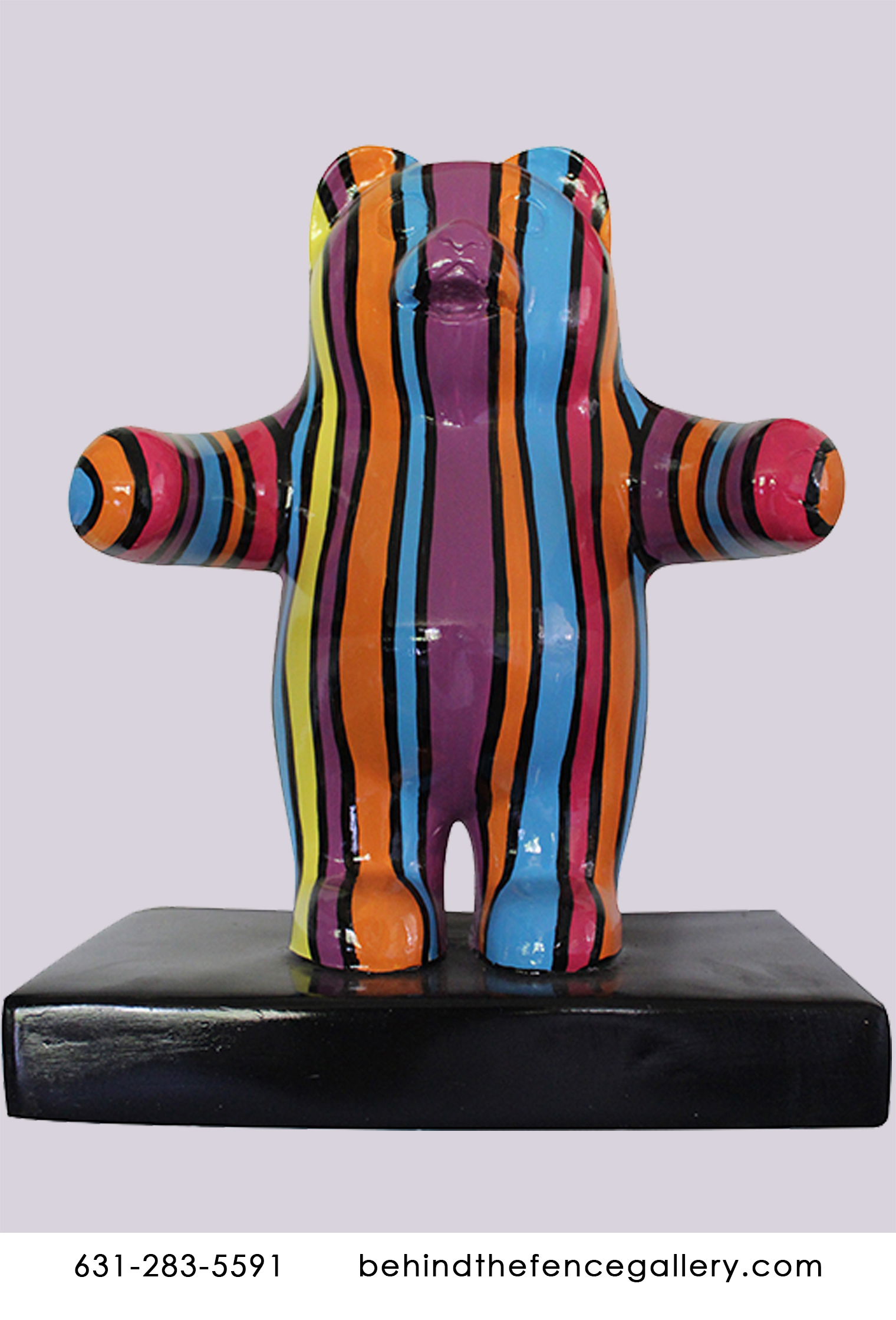 Gummy Bear Pop Art Wall Statue Candy